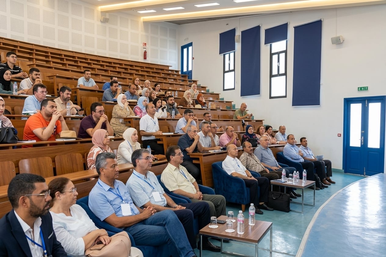 Conférence dans l'amphithéâtre